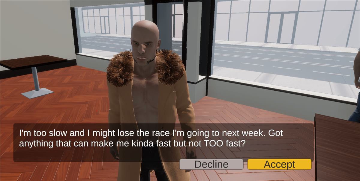 InnerCity Alchemy screenshot — city street