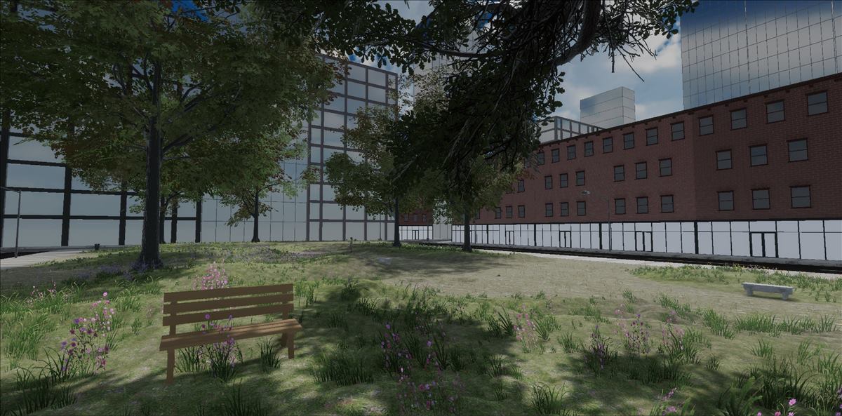 InnerCity Alchemy screenshot — environment